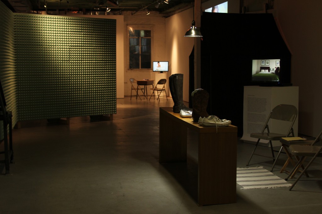 Installationview, Flux Hospital, 2014